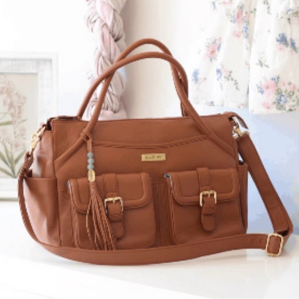 Lily Jade Leather Shoulder / Diaper Bag / Backpack